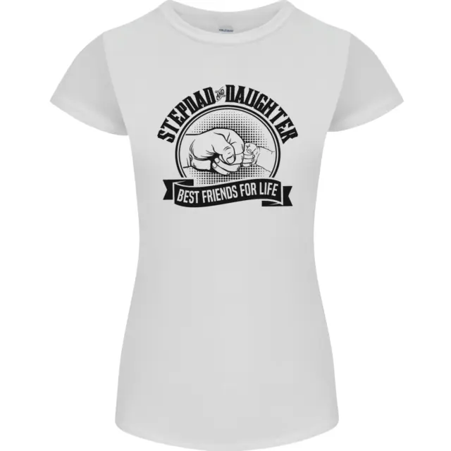 T-shirt donna Stepdad & Daughter Best Fathers Day Petite Cut