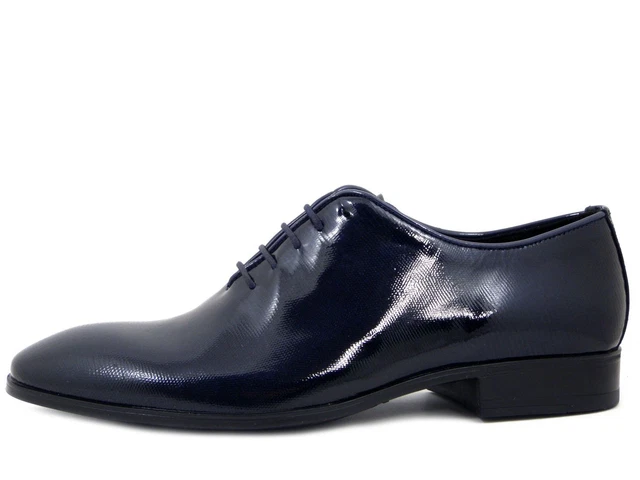 Chaussures Derby Homme élégantes En Cuir écologique - Modèle Richelieu Crocodile - Neuf Avec Boîte