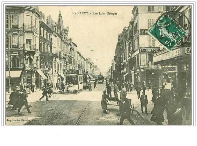 54.Nancy.rue Saint Georges.tramway