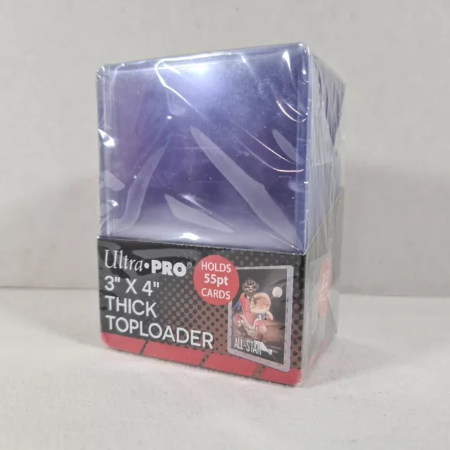 10pcs Ultra.pro 130pt 3x4 Super Thick Top Loader Trading Cards