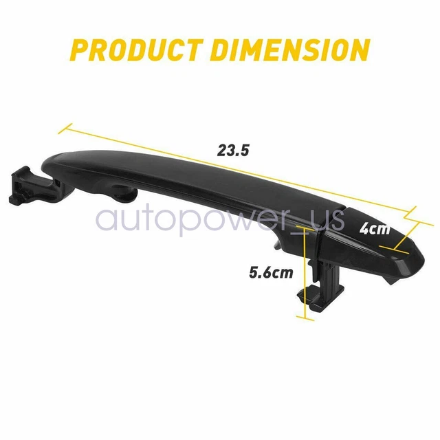 2x For Toyota Sienna 2004-10 Rear Left Right Sliding Door Door Handle 6921308020 3