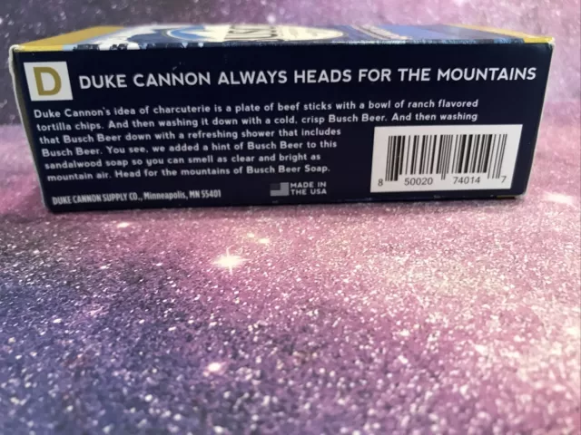 Duke Cannon Busch Beer Soap for Men Sandalwood 10oz USA Big Brick Refreshing 2