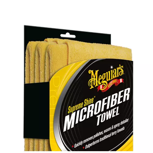 Meguiar's X2020EU Supreme Shine Mikrofasertuch 3er Pack 3 Stück