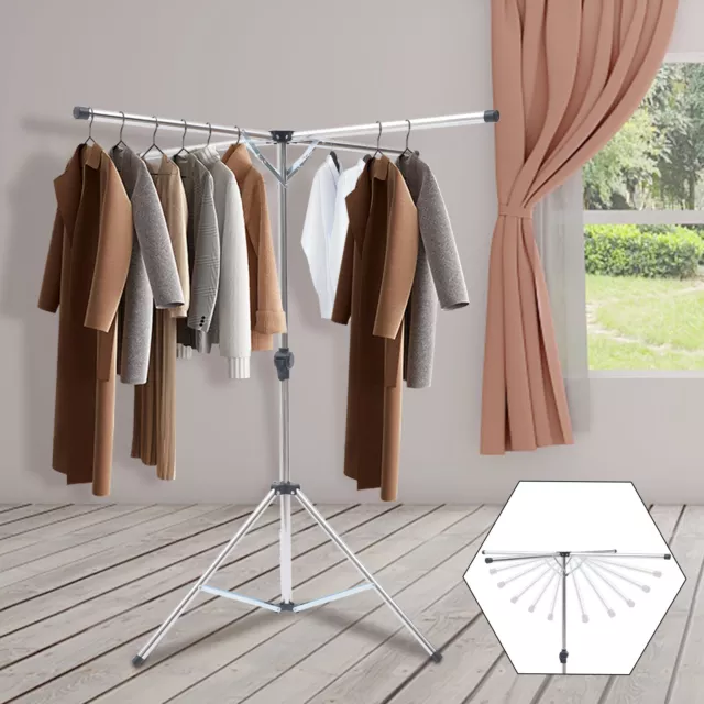 FOLDING LAUNDRY DRYING Rack Portable Foldable Clothes Dryer Hanger