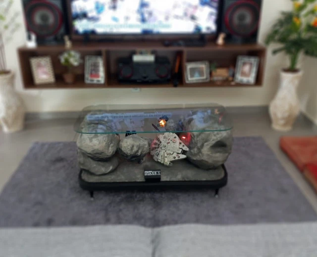 Star Wars Diorama Coffee Table with Millenium Falcon - Single Copy
