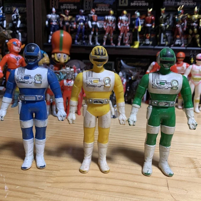 Figurine Force Bleue BIOMAN – Bandai 1984 – GC-35 – Métal (occasion, Taïwan)
