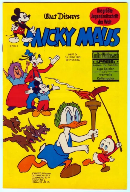 MICKY MAUS 1965 Heft 26 in ungewöhnlich schöner Erhaltung
