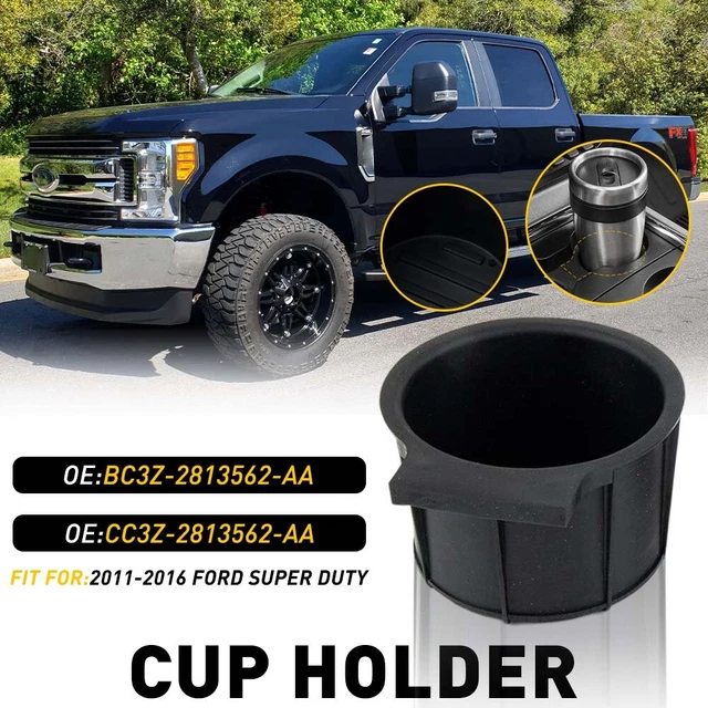 1X CENTERCONSOLECUPHOLDERINSERT FOR Ford F250/F350/F450 SuperDuty