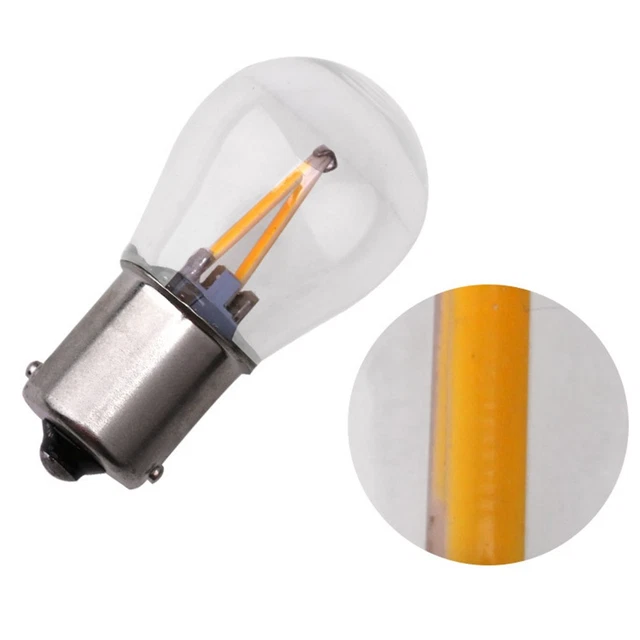 Lot De 4 Ampoules LED 1156 BA15S Pour Feux Arrière / Clignotants Voiture - 12V