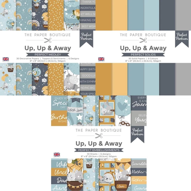 The Paper Boutique Road Trip - Paper Pad, Colour Card, Embellishments