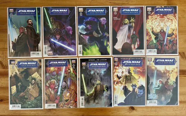 Star Wars High Republic #1-10 Vol 2 COMPLETE Comic Lot Set Marvel Comics 2023