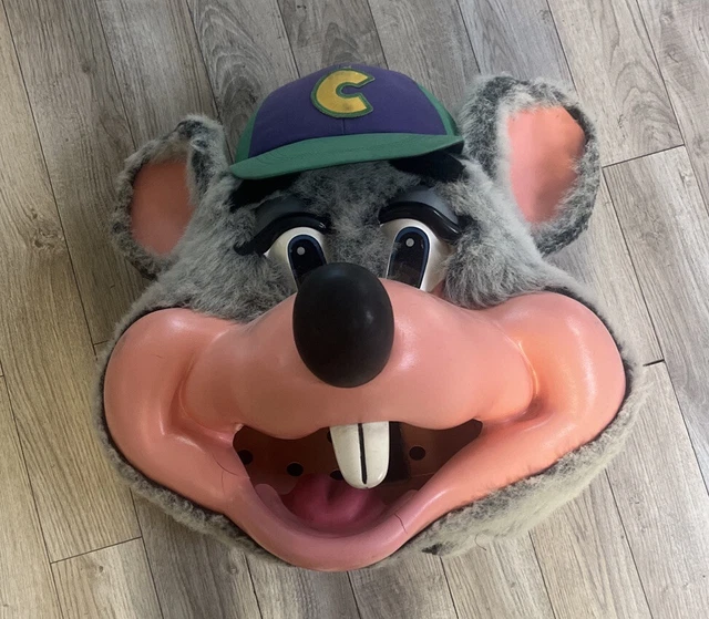 RARE CHUCK E. Cheese’s Official Costume Head 3,050.00 PicClick