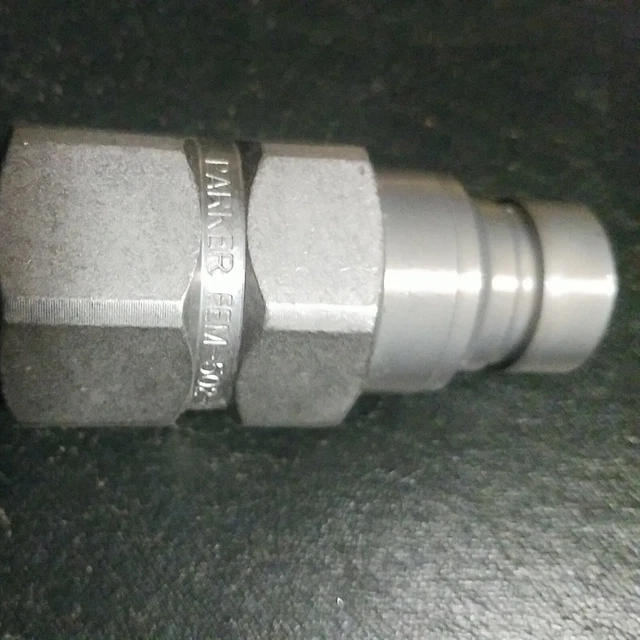 PARKER 5028FO,NONSPILL, FLAT Face, ISO 16028, HTMA, Hydraulic Quick