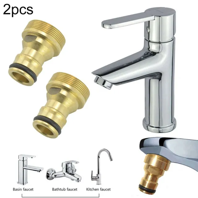Quick Connector Joiner Kitchen Mixer Pipe Tap Universal Hose Yard Adaptor