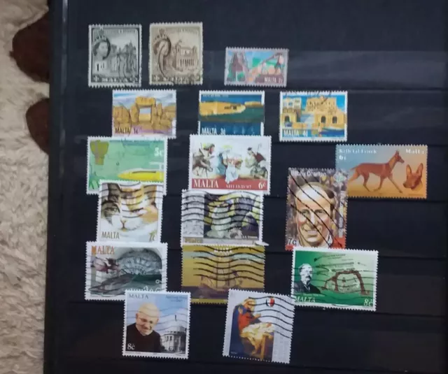 Briefmarken Sammlung Lot Europa Malta
