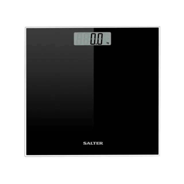 Salter Glass Bathroom Scale Personal Fitness Slim Design (Damaged Packaging)