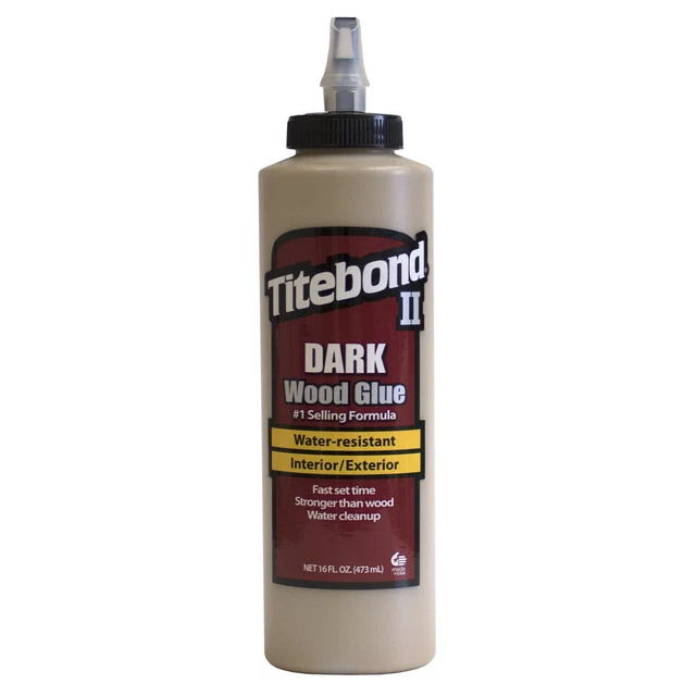 Colle à bois Titebond II Dark Wood Glue 473 ml