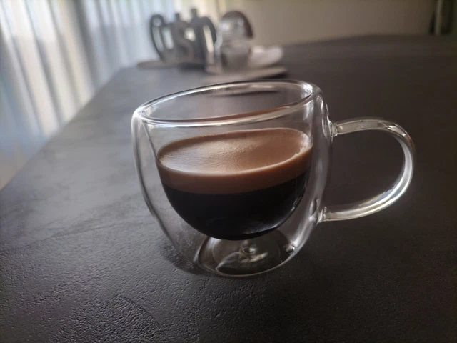 Set Di 2 Bicchieri In Vetro A Doppia Parete 250 Ml Per Caffè, Latte Macchiato, Cappuccino – Termici E Lavabili In Lavastoviglie
