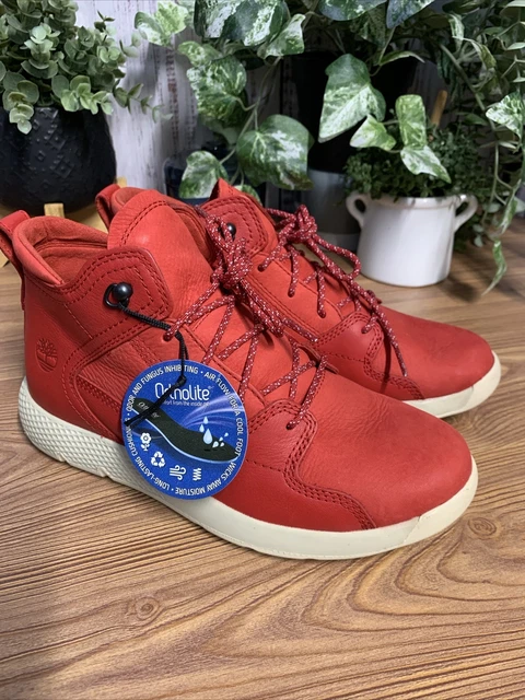 TIMBERLAND FLYROAM WOMEN S Sport Chukka Red High Tops 62.00 PicClick UK
