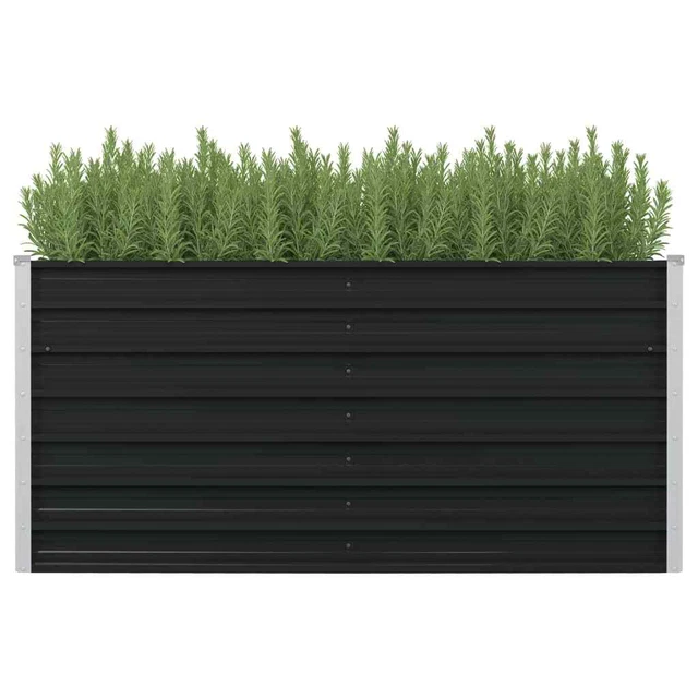 Metall Hochbeet Pflanzbeet Gartenbeet Gemüsebeet Blumenbeet Kräuterbeet Beet 2