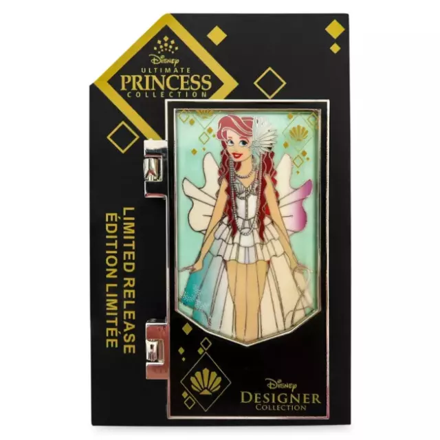 Disney Designer Ultimate Princess Collection Hinged Pin Ariel Little Mermaid New