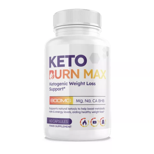 Keto Burn Max - Keto Supplement/Weight Loss Bhb Fat Burner