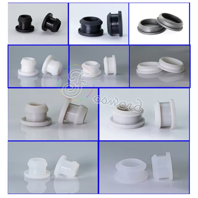 Cover Plugs Snap-on Hole Barb End Caps Silicone Rubber Seal Plug 2.5- 30mm Blank