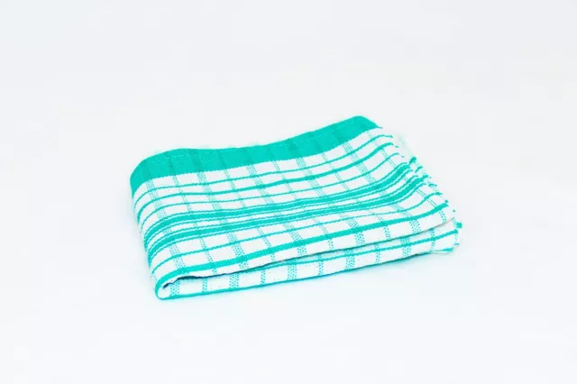 Kitchen Towels Commercial Grade Heavy Duty  100% Cotton GREEN  50 Pcs Tea Towels