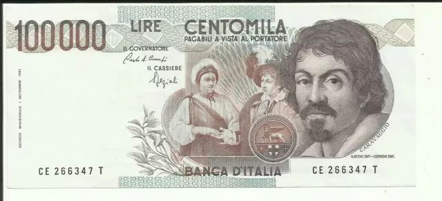 Italian Banknotes-Republic-100,000 Lire-