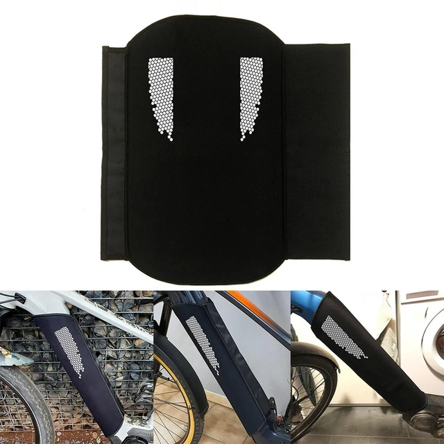 Housse De Protection Pour Batterie De Vélo électrique Gehben, 30-38 Cm De Circonférence, Néoprène 4,5 Mm, Noir Réfléchissant