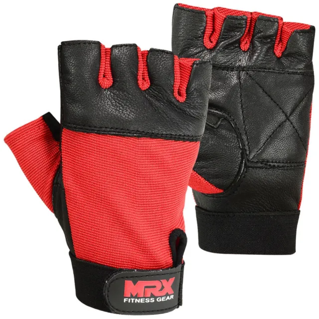Weight Lifting Training GLOVES MRX Women Fitness Crossfit Gym Glove Real Leather
