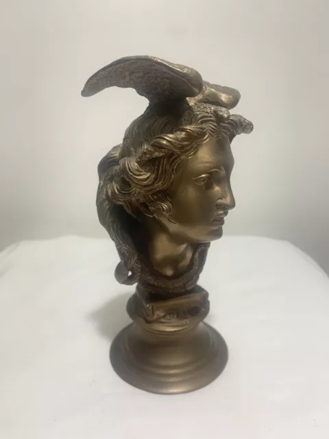 Scultura In Bronzo La Medusa Vincenzo Gemito Fonderia Epoca 1970/80