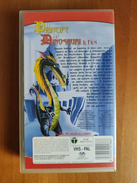 IL PRINCIPE DEI Dinosauri Il Film Vhs Mondo Tv Da Vendita EUR 6,99