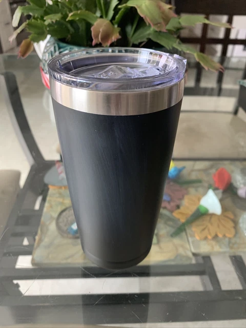 20oz  Tumbler Double Wall Vacuum Insulated Stainless Steel Travel Mug Black