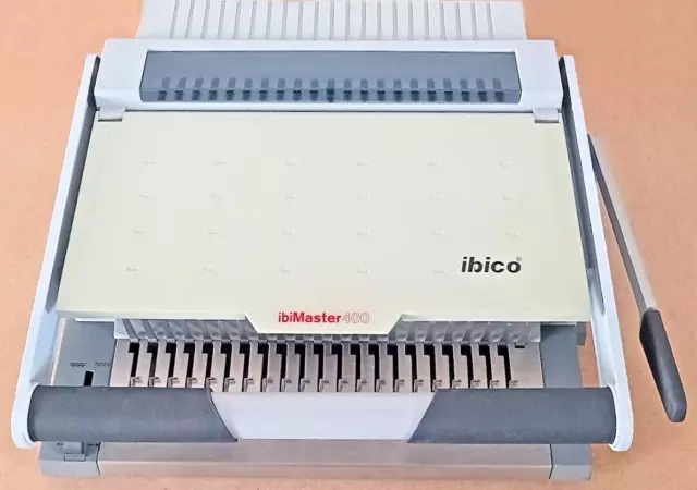 Ibimaster 400 Comb Binding Machine for A4/A5 size binded documents FREE DELIVERY