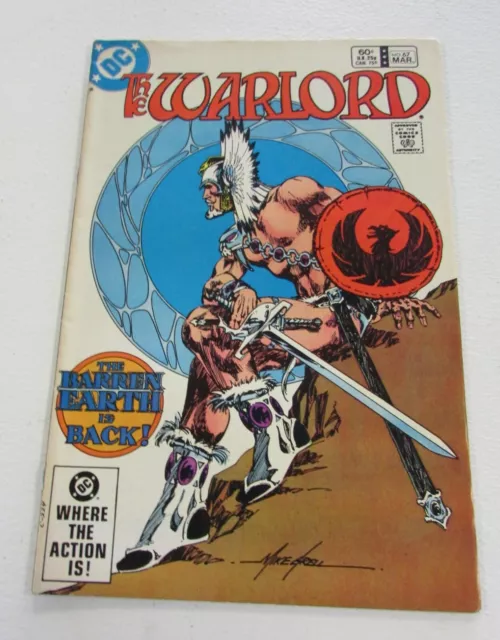 Comic Book Dc Comics The Warlord The Barren Earth Is Back! 67 Mar