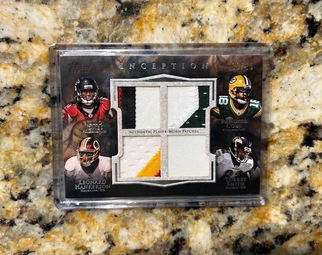 Julio Jones RC Quad Patch Inception /45 Randall Cobb Torrey Smith Hankerson 2011