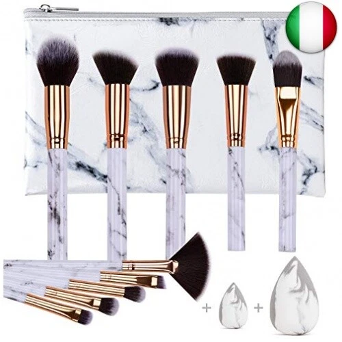 HEYMKGO Pennelli Make Up professionali Set di 10 pennelli trucco