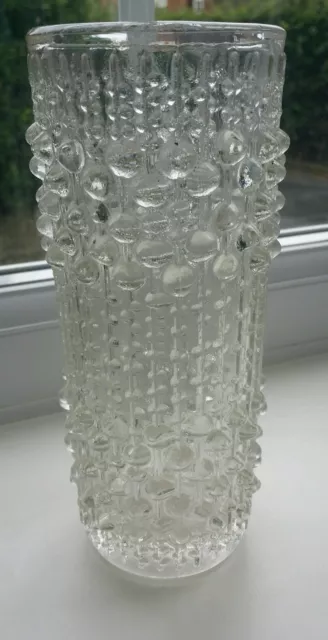Vintage Czech Sklo Union 'Candle Wax' art glass vase by Frantisek Peceny