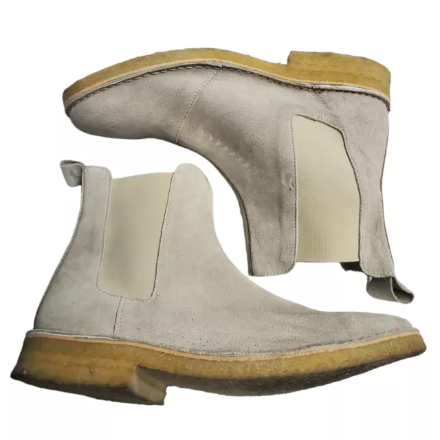 Suede Chelsea Boot Men 10.5 Nid De Guepes NDG Studio Chelsea Boot Beige