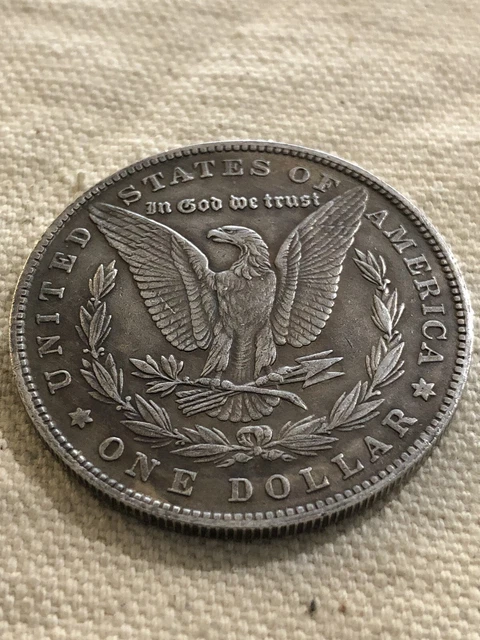 Pièce Hobo Nickel Morgan Silver Dollar 1935 - Collection Laiton Plaqué Argent Sterling