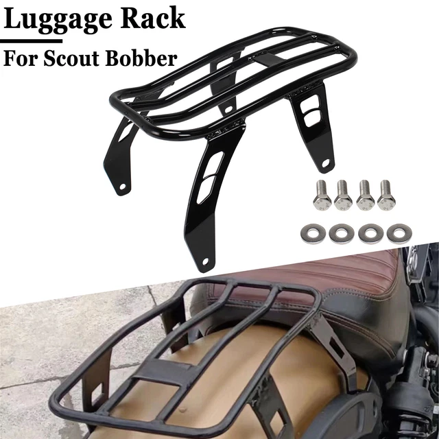 MOTORCYCLE REAR LUGGAGE Rack For Indian Scout Bobber Twenty Sixty 2020