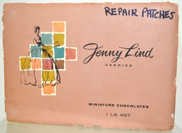 Jenny Lind Candies Empty BOX Miniature Chocolates Toronto Canada 1930s gyuhjiko