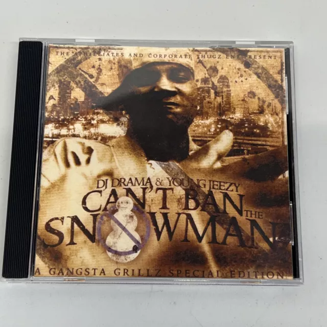 DJ Drama & Young Jeezy ‎Can't Ban The Snowman CD Gangsta Grillz SE CTE Records