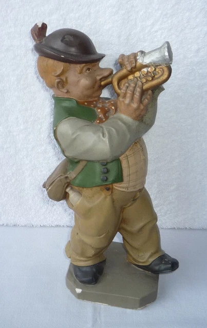 SONNEBERGER FRIEDEL – FIGUR : großer Mann mit Trompete (25cm)