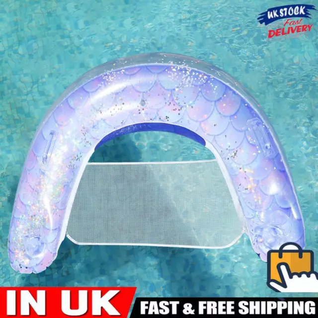 Sequin Swimming Ring Celebrity Ins Style Swimming Mattress for Adults Children #