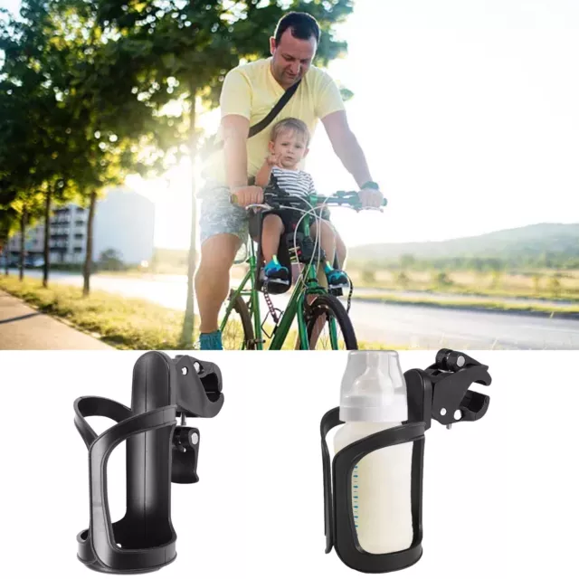 Beverage Cup Holder Universal For Wheelchair Walker Rollator Bike Stroller Black