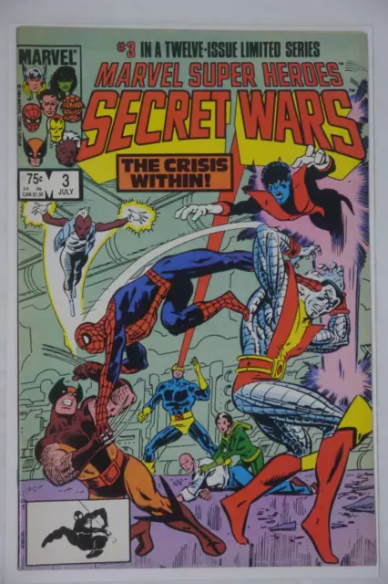 Vintage Marvel Super Heroes Secret Wars Vol 1 #3 July 1984 Key Issue Comic Book