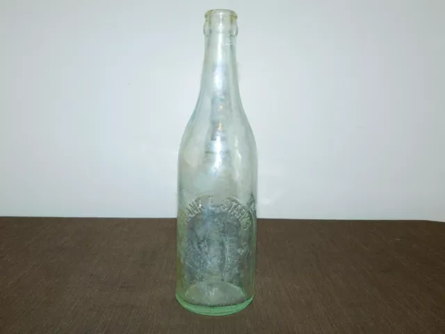 Vintage Frank E Starks Saranac Lake Ny Soda Bottle