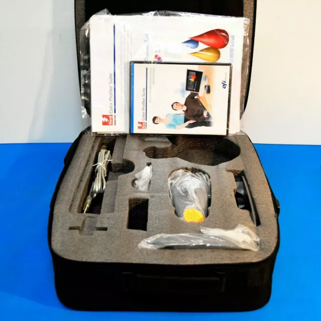 X-Rite EFI ES 1000 UVcut i1 Eye-One Pro Spectrophotometer w/color profiler V 3.1 X-Rite EFI ES 1000 UVcut i1 Eye-One Pro Spectrophotometer w/color profiler V 3.1